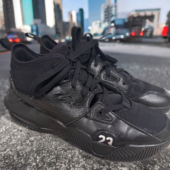 Jordan Other - Nike Air Jordan Stay Loyal 2 Black & Silver Leather Sneaker Shoes 23, US 8.5 EUC